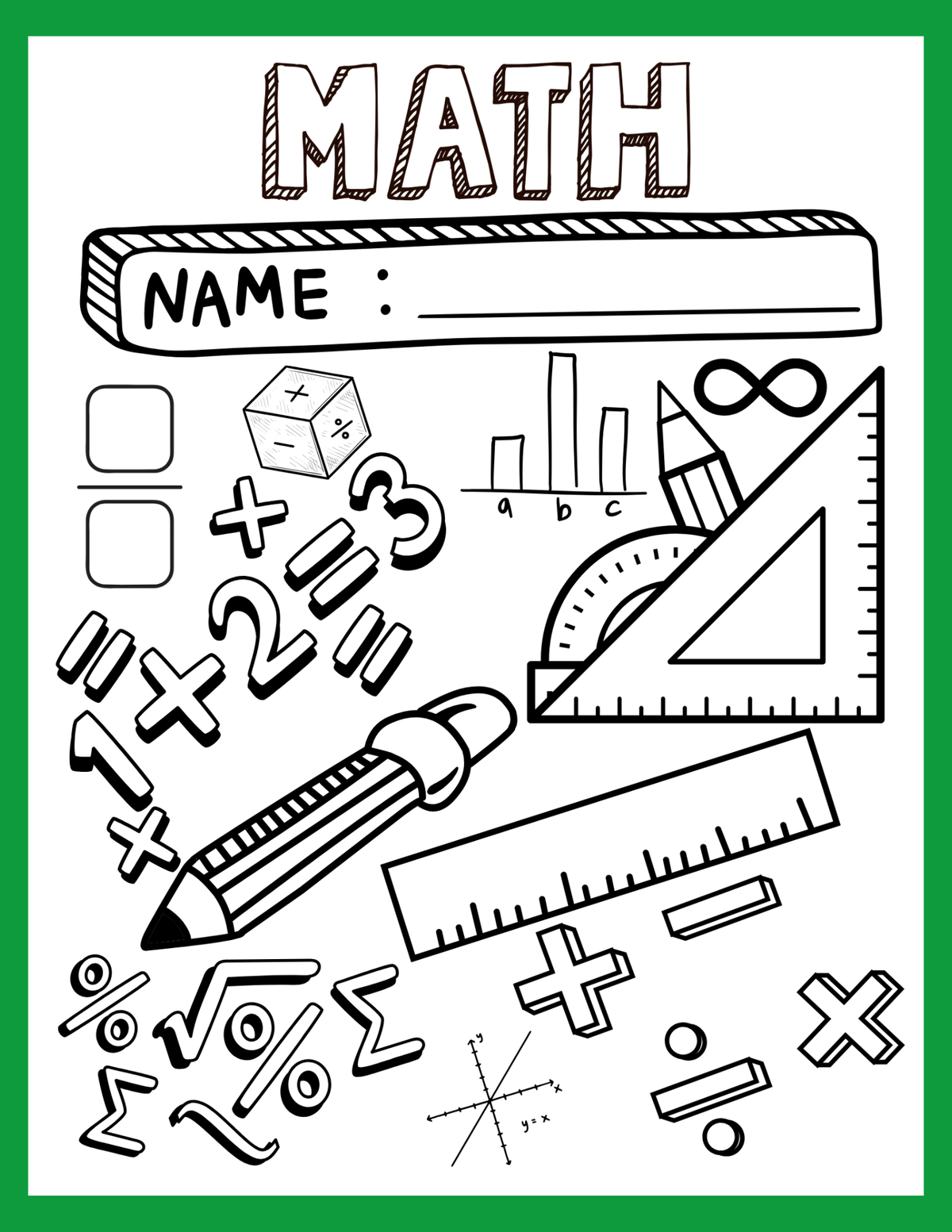 Math Cover Sheet