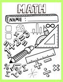 Math Cover Sheet (10 COLORS)-12