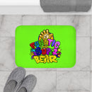 Funatic The Super Bear Chartreuse Bath Mat-2