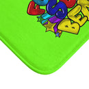 Funatic The Super Bear Chartreuse Bath Mat-3