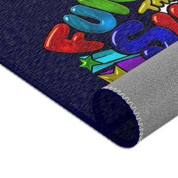 Funatic The Super Bear Navy Blue Area Rug - 0