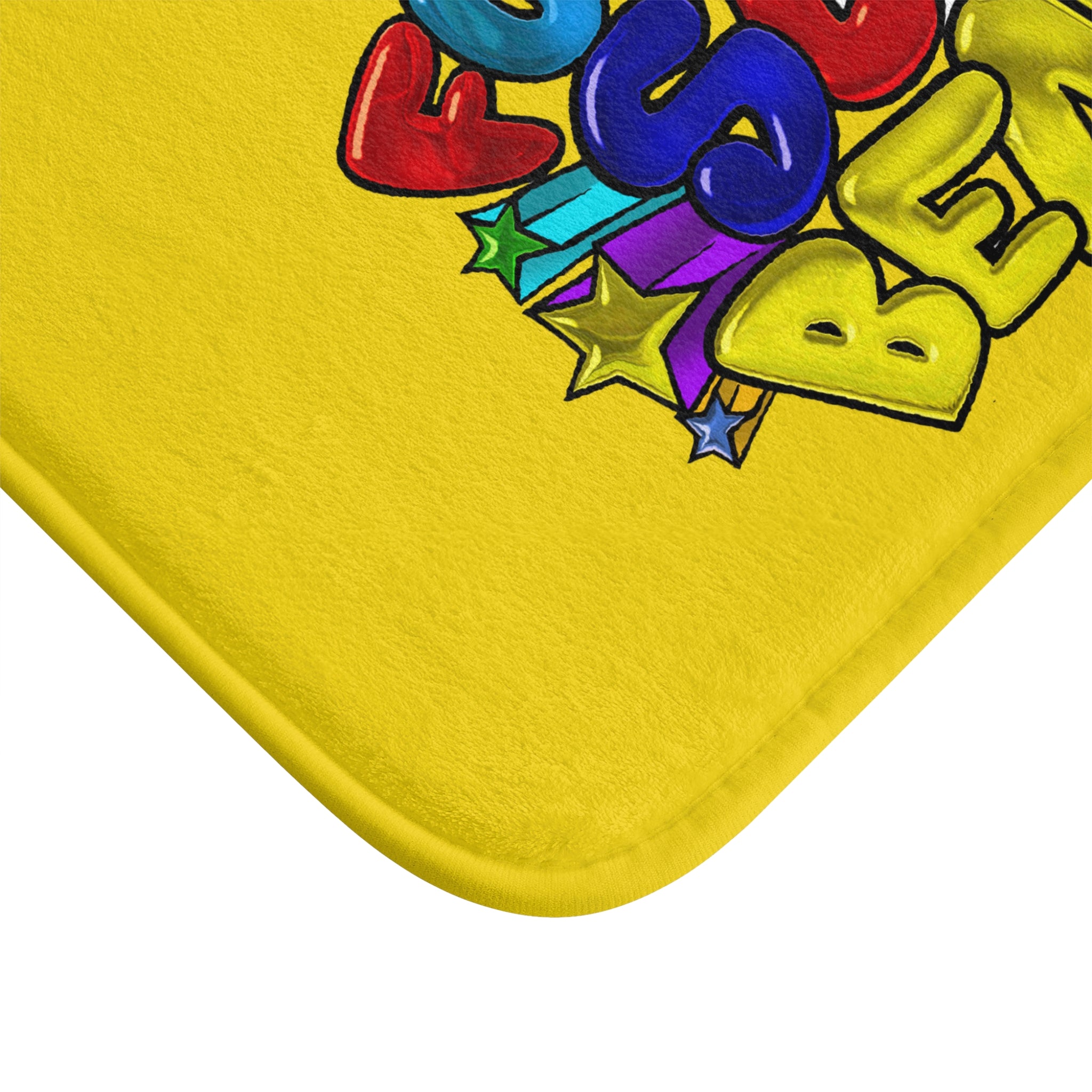 Funatic The Super Bear Yellow Bath Mat