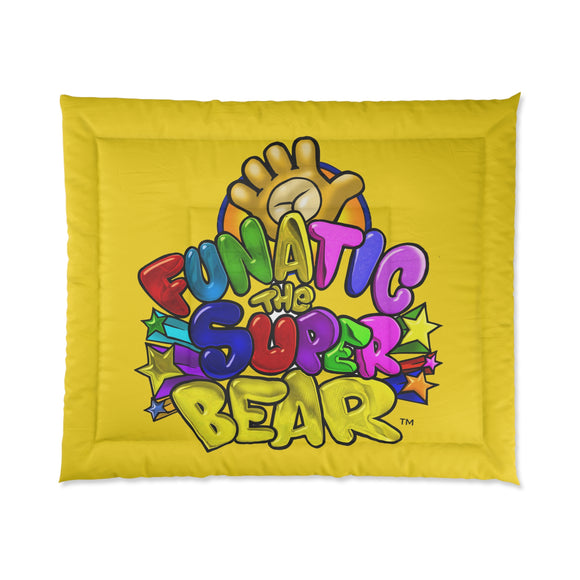 Funatic The Super Bear Yellow Comforter