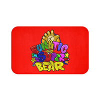 Funatic The Super Bear Red Bath Mat