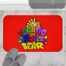 Funatic The Super Bear Red Bath Mat-3
