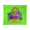 Funatic The Super Bear Chartreuse Comforter-1