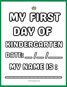 MY FIRST DAY OF K