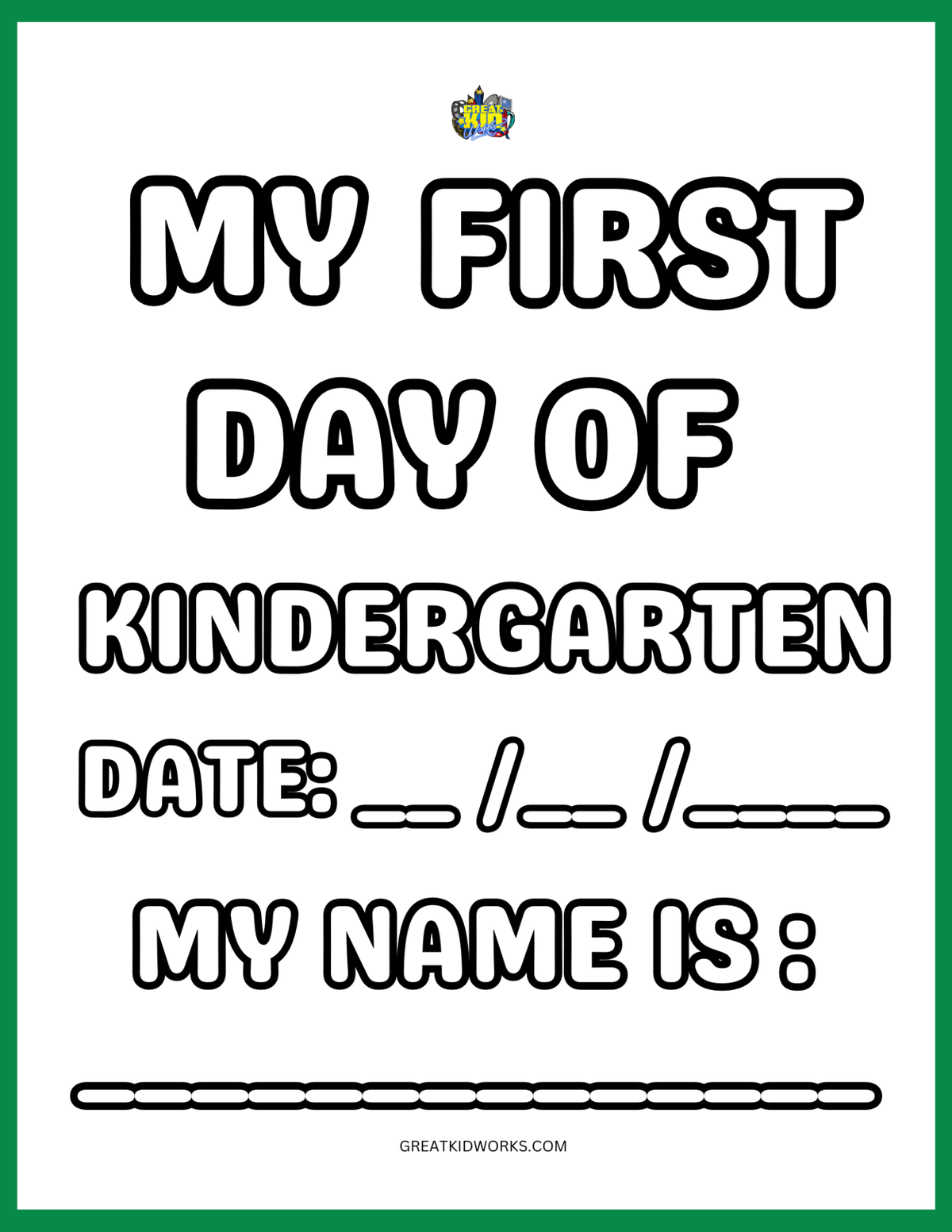 First Day of School