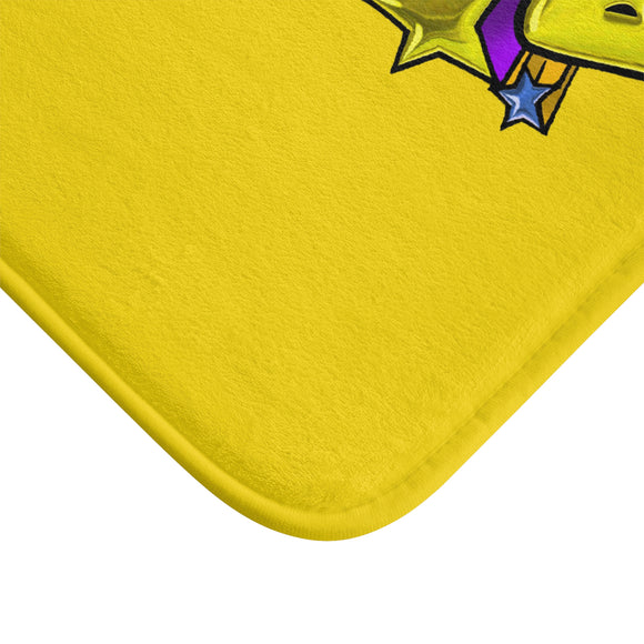 Funatic The Super Bear Yellow Bath Mat