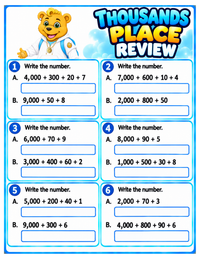 4 DIGIT EXPANDED TO NUMBER FORM PRACTICE
