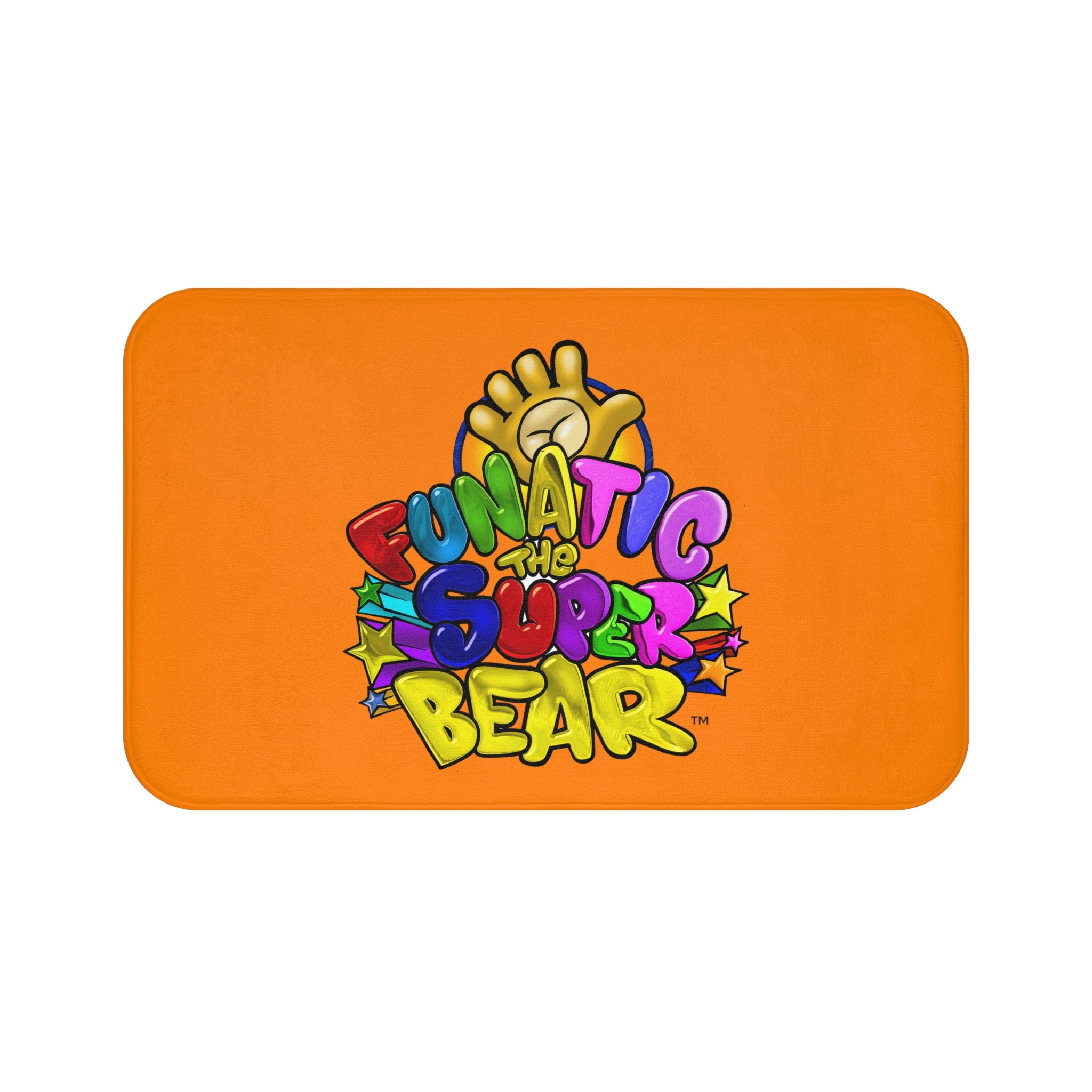 Funatic The Super Bear Orange Bath Mat