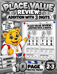 Addition With 3 Digits: Place Value Review