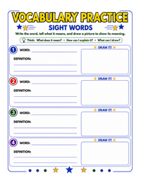 3rd Grade Sight Words POWER PRACTICE 240 Words