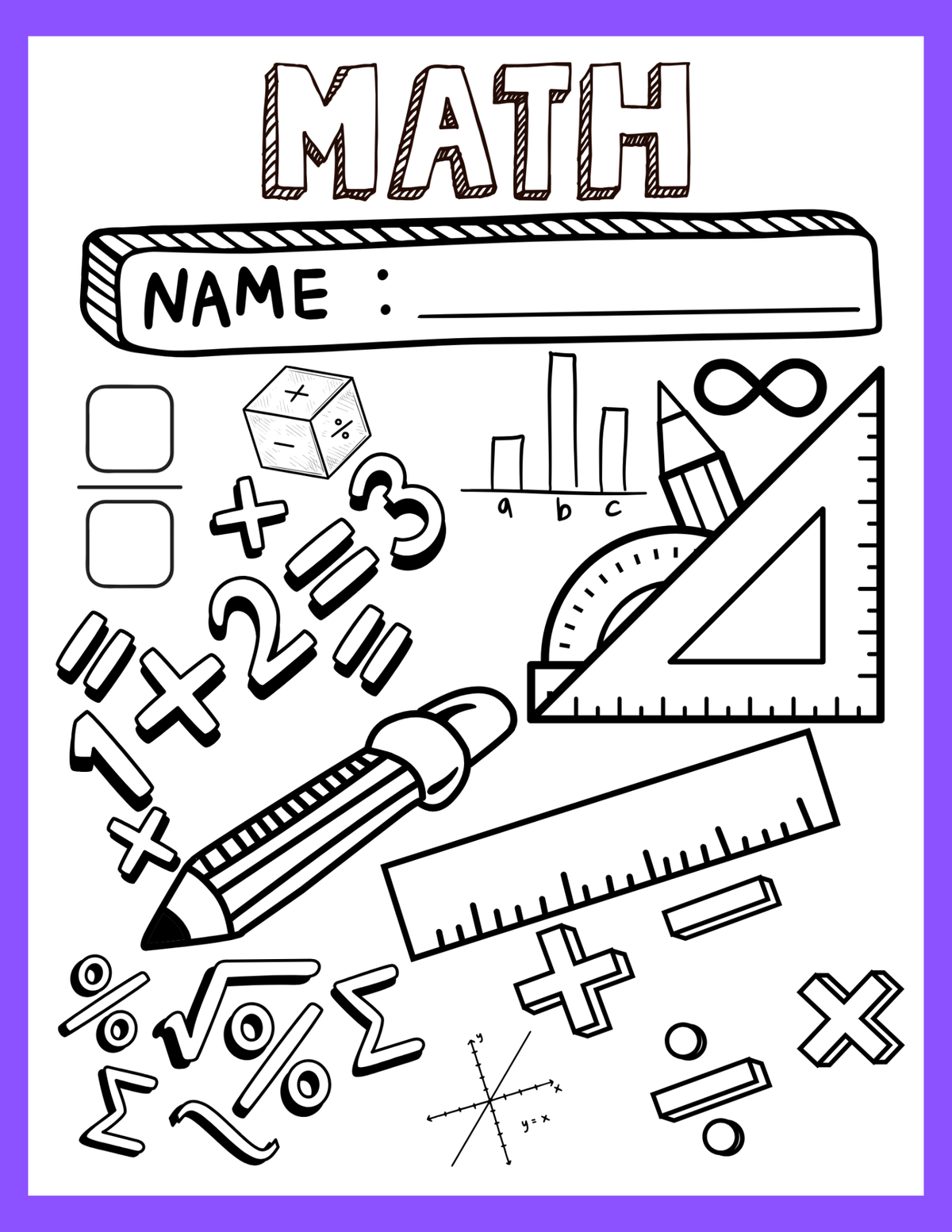 Math Cover Sheet