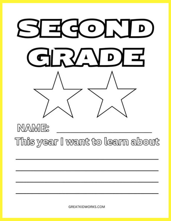 GRADE 2 I WANT TO LEARN (7 COLORS)