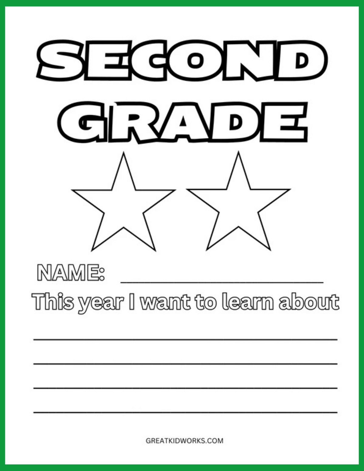 GRADE 2 I WANT TO LEARN