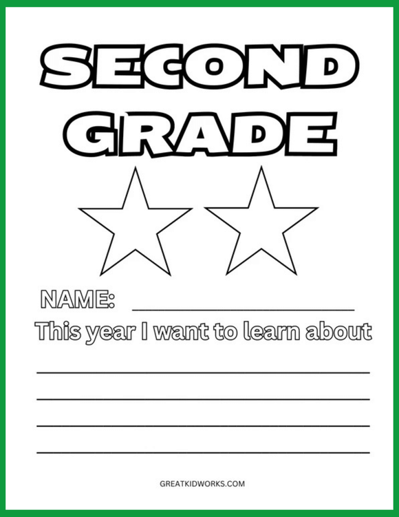 GRADE 2 I WANT TO LEARN (7 COLORS)