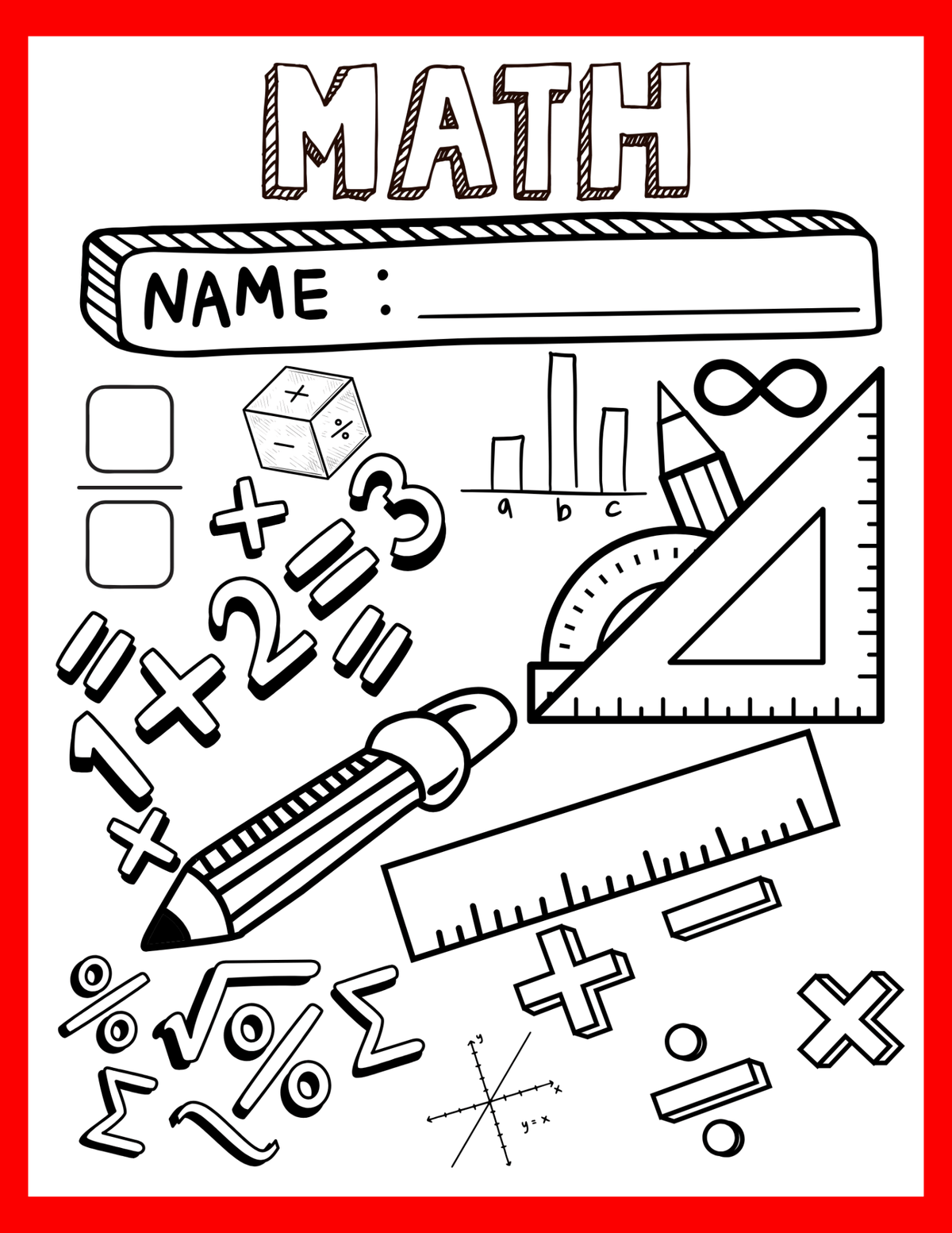 Math Cover Sheet