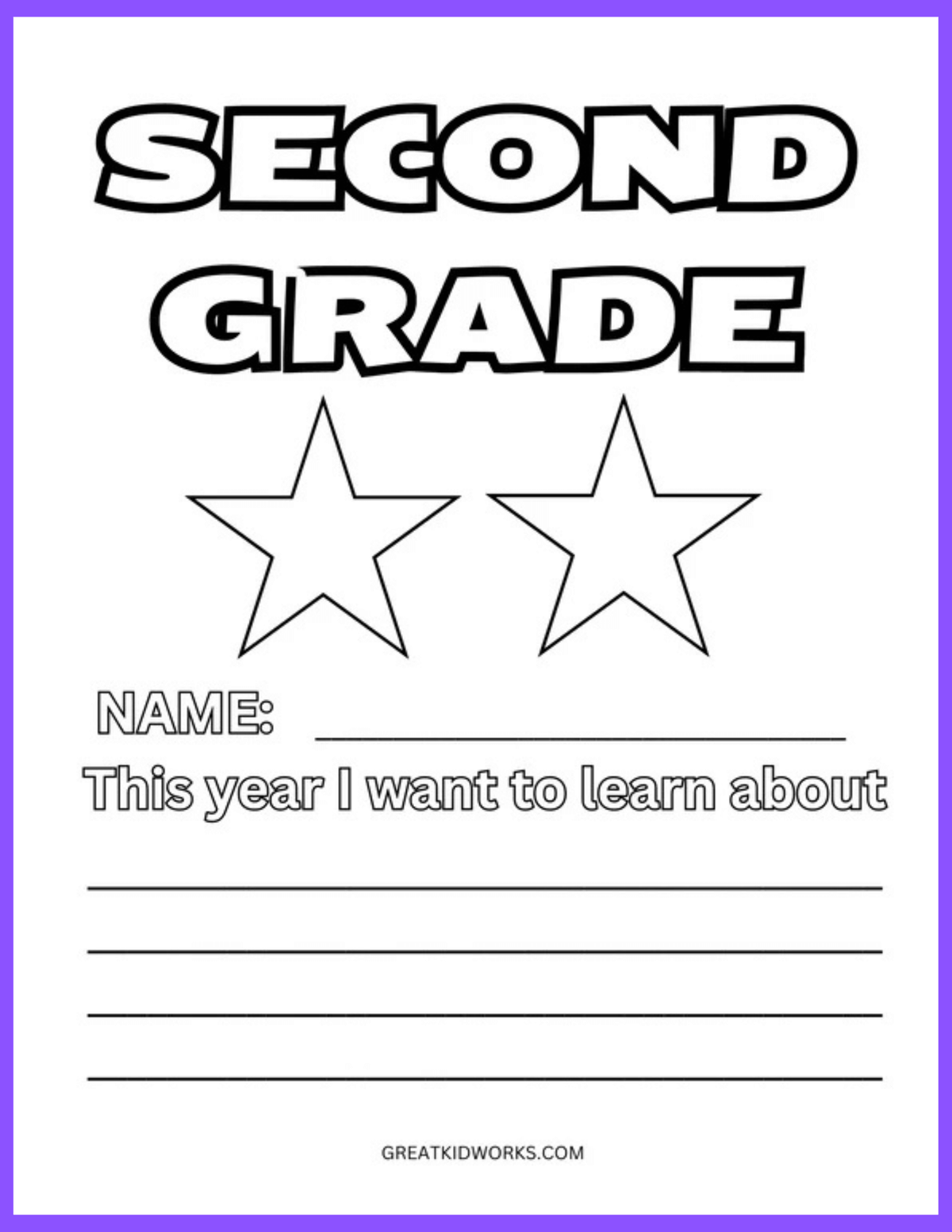 GRADE 2 I WANT TO LEARN