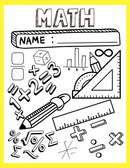 Math Cover Sheet (10 COLORS)-10