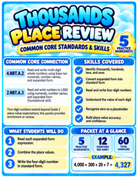 4 DIGIT EXPANDED TO NUMBER FORM PRACTICE