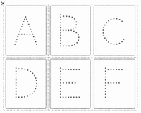 ALPHABET TRACE & CUT-OUT CARDS