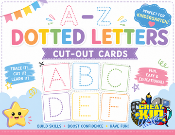 ALPHABET PASTEL CUT OUT CARDS