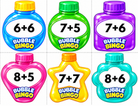 BUBBLE BINGO GAME|0-20 ADDITION