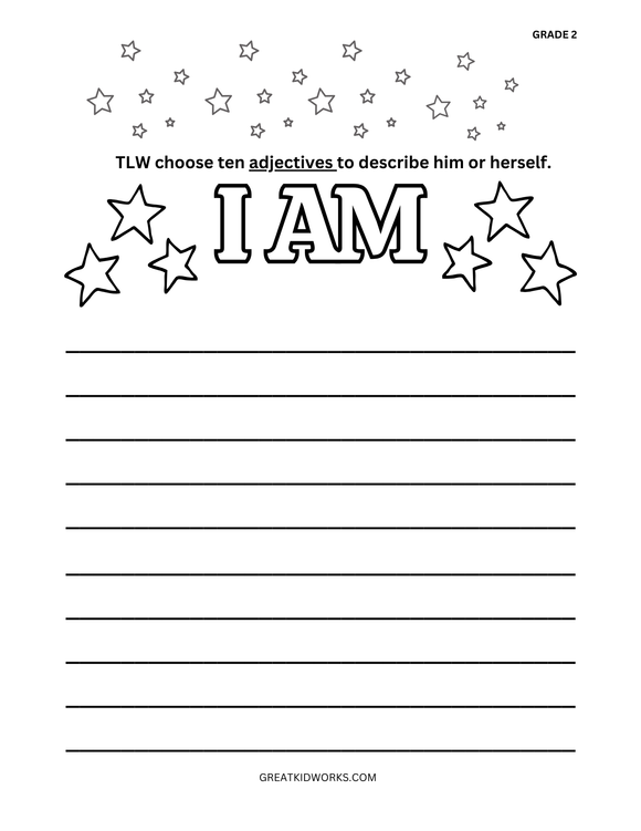 "I AM" ADJECTIVES