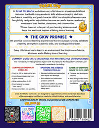 GRADE K MATH WORKBOOK NUMBERS 1-10
