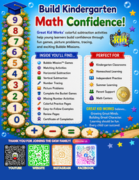 Bubble Missions™: GRADE K SUBTRACTION WITH FUNATIC THE SUPER BEAR
