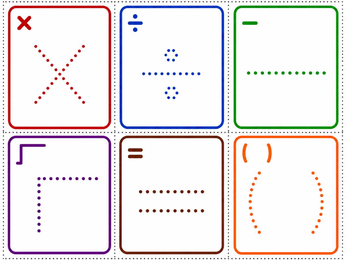 A–Z+ Dotted Letter Cut-Out Cards