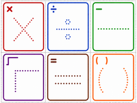 A–Z+ Dotted Letter Cut-Out Cards