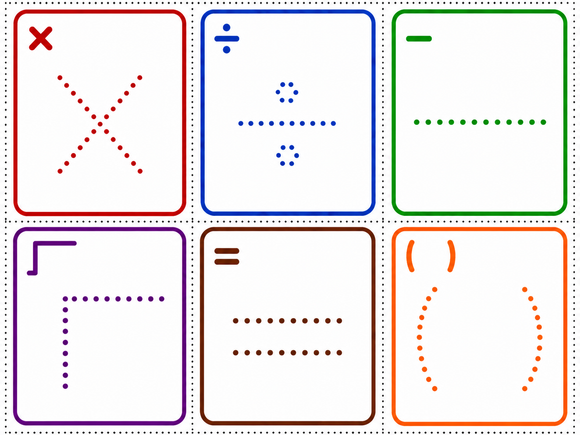 A–Z+ Dotted Letter Cut-Out Cards