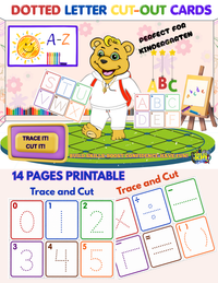 A–Z+ Dotted Letter Cut-Out Cards