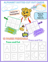 ALPHABET TRACE & CUT-OUT CARDS