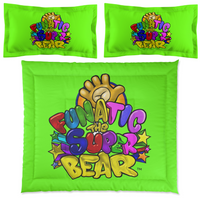 Funatic The Super Bear Chartreuse Microfiber Pillow Sham