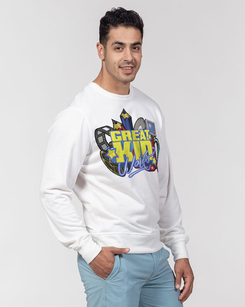 GKW Men's Classic French Terry Crewneck Pullover