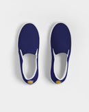 Funatic The Super Bear Navy Blue Ladies Slip-On Canvas Shoe-5