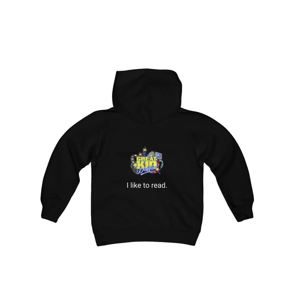 I LIKE TO READ Girls Hoodie