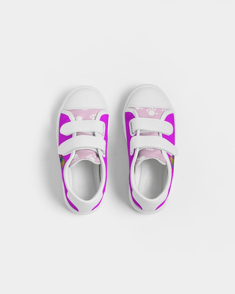 Funatic The Super Bear Hot Pink Kids Velcro Sneaker