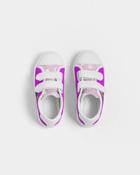 Funatic The Super Bear Hot Pink Kids Velcro Sneaker