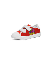 Funatic The Super Bear Red Kids Velcro Sneaker