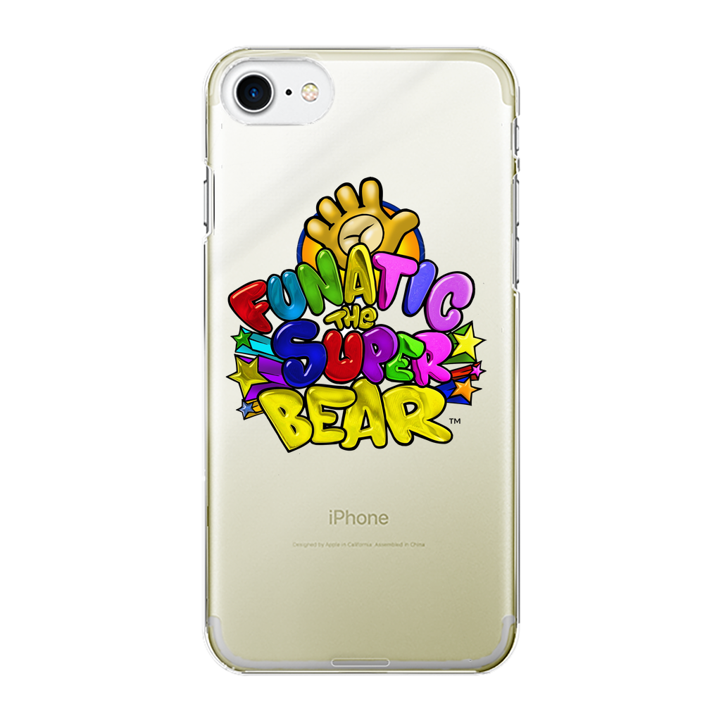 Funatic The Super Bear Back Transparent Apple and Samsung Hard Phone Case