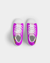 Funatic The Super Bear Hot Pink Kids Hightop Canvas Shoes