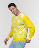 Funatic The Super Bear Sunshine Yellow Men's Classic French Terry Crewneck Pullover