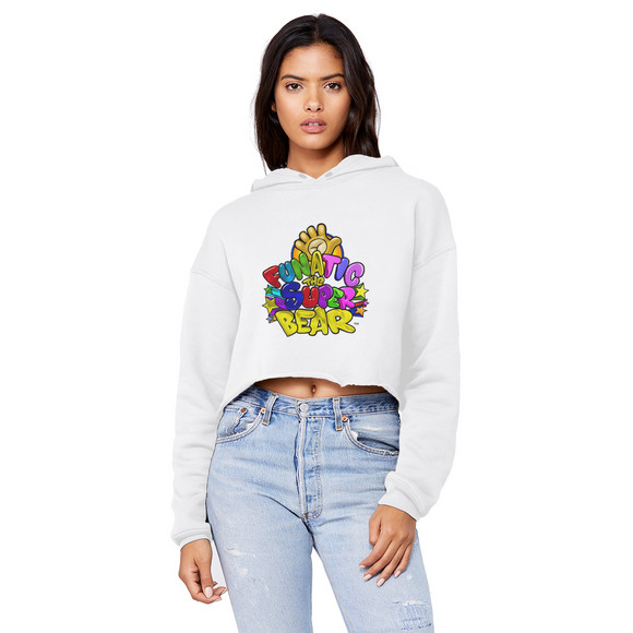 Funatic The Super Ladies Cropped Raw Edge Boyfriend Hoodie