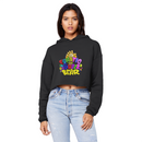 Funatic The Super Ladies Cropped Raw Edge Boyfriend Hoodie-2