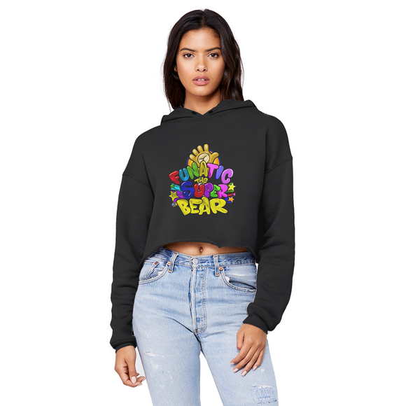 Funatic The Super Ladies Cropped Raw Edge Boyfriend Hoodie