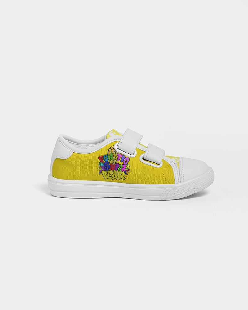Funatic The Super Bear Sunshine Yellow Kids Velcro Sneaker